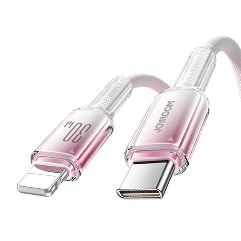 ⁨Kabel USB-C Lightning Joyroom S-A42 30W 1.2m biały⁩ w sklepie Wasserman.eu