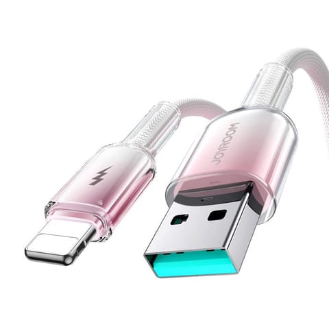 ⁨Kabel USB-A Lightning Joyroom S-A42 3A 1.2m biały⁩ w sklepie Wasserman.eu