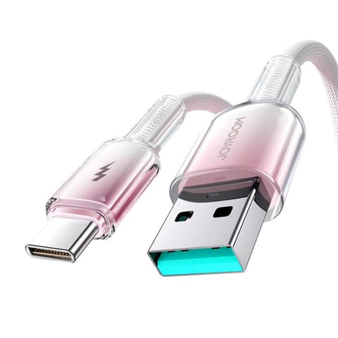 ⁨Kabel USB-A USB-C Joyroom S-A42 3A 1.2m biały⁩ w sklepie Wasserman.eu