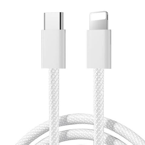 ⁨Kabel USB-C do Lightning Joyroom S-A45 Ben 30W 1m (biały)⁩ w sklepie Wasserman.eu