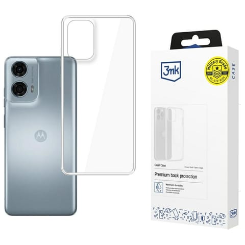 Etui 3MK Clear Case do Motorola Moto E14/G04/G24 Power/G24 4G w sklepie Wasserman.eu