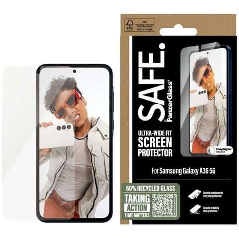 ⁨Szkło hartowane SAFE by PanzerGlass       Ultra-Wide Fit do Samsung Galaxy A36 5G⁩ w sklepie Wasserman.eu