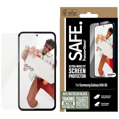 ⁨Szkło hartowane SAFE by PanzerGlass       Ultra-Wide Fit do Samsung Galaxy A56 5G⁩ w sklepie Wasserman.eu