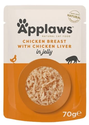 ⁨APPLAWS Pouch chicken with liver in jelly 70g [8251]⁩ at Wasserman.eu