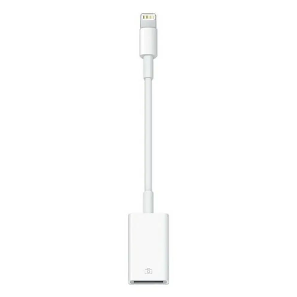 ⁨Adapter APPLE MD821ZM/A blister Lightning na złącze USB aparatu⁩ w sklepie Wasserman.eu