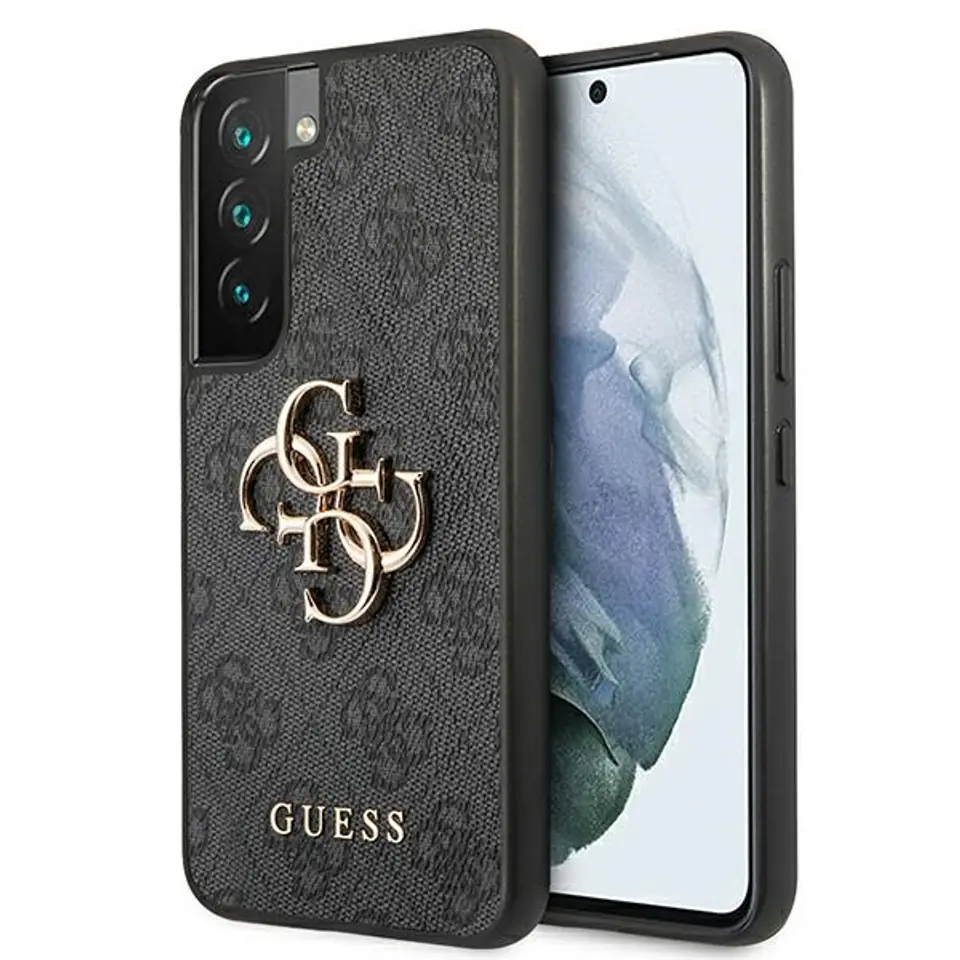 ⁨Guess 4G Big Metal Logo - Etui Samsung Galaxy S22 (szary)⁩ w sklepie Wasserman.eu