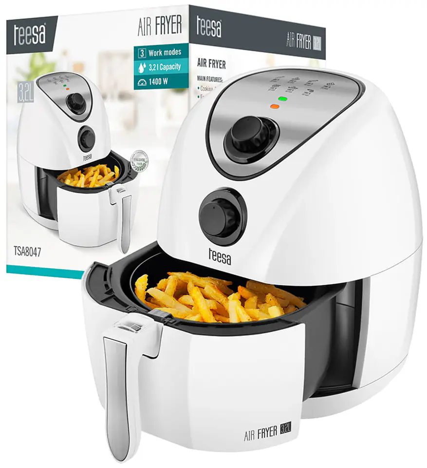 ⁨Frytkownica beztłuszczowa Teesa Air Fryer 3,2 L⁩ w sklepie Wasserman.eu