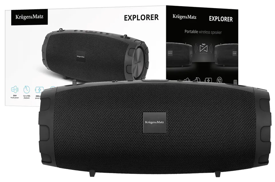 ⁨Kruger&Matz Explorer Bluetooth Speaker⁩ at Wasserman.eu