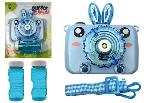 The camera releases Soap bubbles on batteries Blue at Wasserman.eu