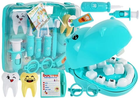 ⁨Set of a small dentist hippopotamus schedule dentist⁩ at Wasserman.eu