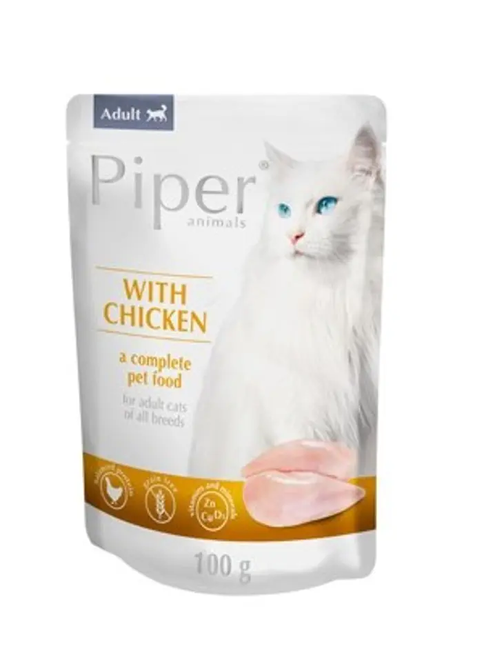 ⁨DOLINA NOTECI Piper Chicken - wet cat food - 100 g⁩ at Wasserman.eu