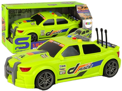 ⁨Auto Sportowe Wyścigowe 1:16 Zielony Dźwięk⁩ w sklepie Wasserman.eu