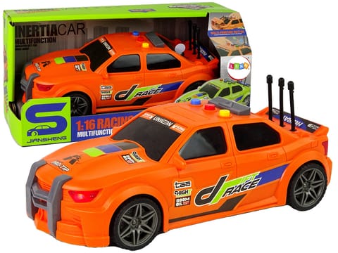 ⁨Auto Sportowe Wyścigowe 1:16 Pomarańczowy Dźwięk⁩ w sklepie Wasserman.eu