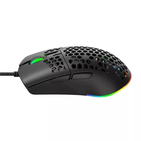 ⁨Przewodowa Mysz Gamingowa Havit MS1036 RGB 7200 DPI Czarna⁩ w sklepie Wasserman.eu