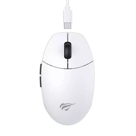 ⁨Bezprzewodowa Mysz Gamingowa Havit MS1039W 7400 DPI Biała⁩ w sklepie Wasserman.eu