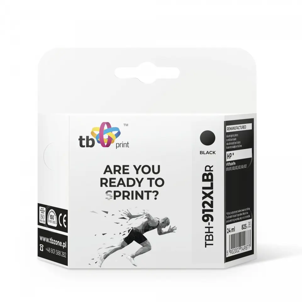 Ink cartridge for HP OfficeJet Pro 8025 TBH-912XLBR BK ref. at Wasserman.eu