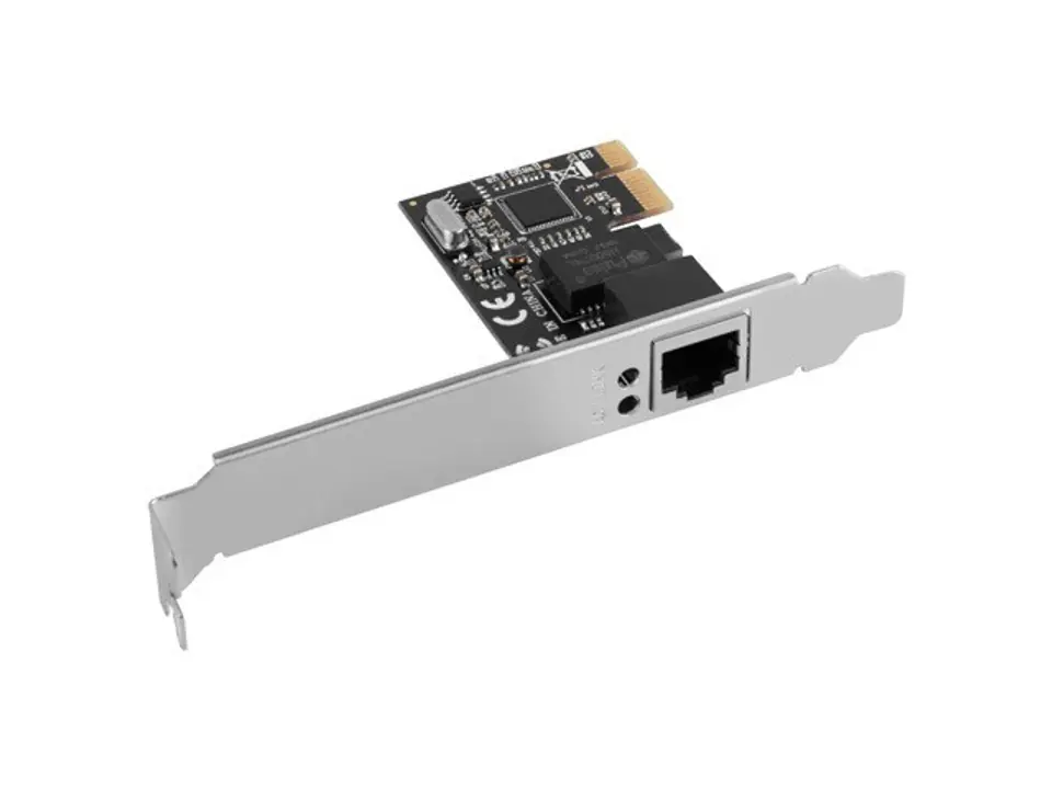 ⁨Network card PCI-E 1X RJ45 1GB RTL8111C low profile⁩ at Wasserman.eu