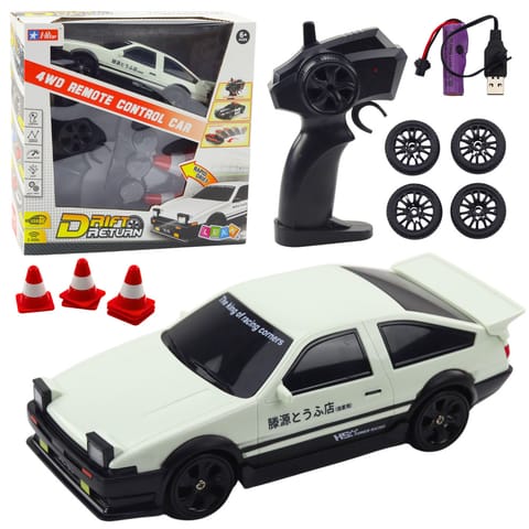 ⁨Auto Sportowe Do Driftu Wymienne Koła Zdalnie Sterowany RC 4WD Biały⁩ w sklepie Wasserman.eu