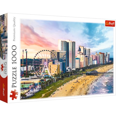 ⁨Puzzle - "1000" - Myrtle Beach, Południowa Karolina, USA Trefl 10746⁩ w sklepie Wasserman.eu