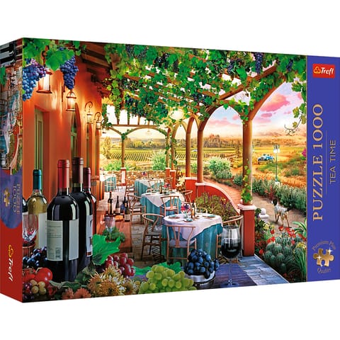 ⁨Puzzle - "1000 Premium Plus" - Tea Time: Włoska Winnica  10807⁩ w sklepie Wasserman.eu
