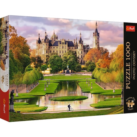 ⁨Puzzle- "1000 Premium Plus" - Photo Odyssey: Zamek w Schwerinie, Niemcy Trefl  10814⁩ w sklepie Wasserman.eu