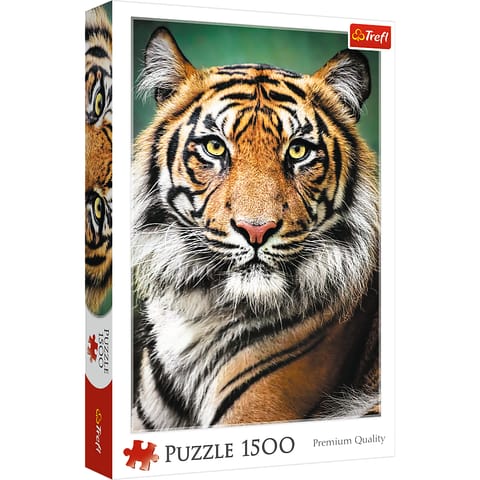 ⁨Puzzle - "1500" - Portret tygrysa Trefl 26204⁩ w sklepie Wasserman.eu