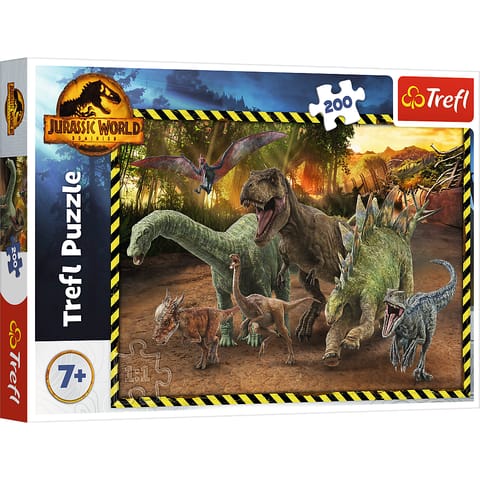 ⁨Puzzle - 200 - Dinozaury z Parku Jurajskiego Jurassic World 13287⁩ w sklepie Wasserman.eu