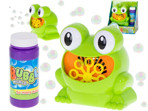 Bubbles soap bubble vending machine frog frog at Wasserman.eu