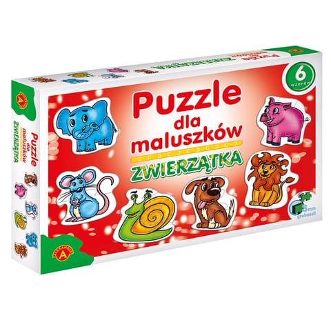 ⁨Puzzle dla Maluszków - Zwierzątka⁩ w sklepie Wasserman.eu