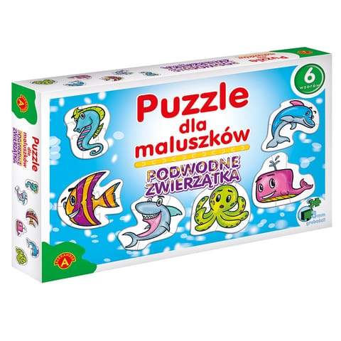 ⁨Puzzle dla Maluszków - Podwodne Zwierzątka⁩ w sklepie Wasserman.eu