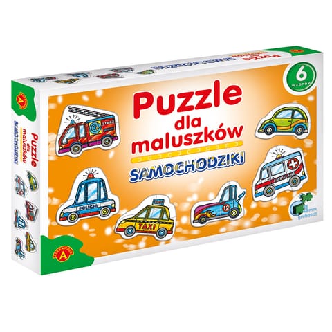 ⁨Puzzle dla Maluszków - Samochodziki⁩ w sklepie Wasserman.eu