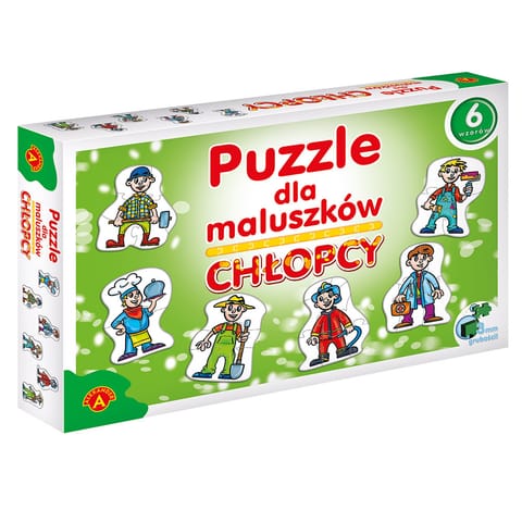 ⁨Puzzle dla Maluszków - Chłopcy⁩ w sklepie Wasserman.eu