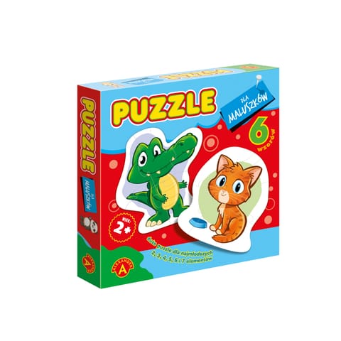 ⁨Puzzle dla Maluszków - Krokodyl⁩ w sklepie Wasserman.eu