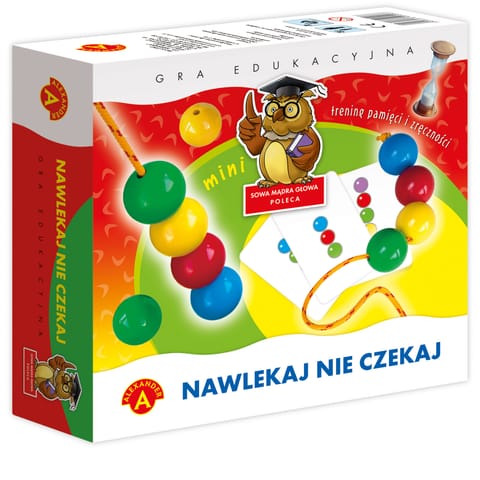 Sowa Mądra Głowa - Nawlekaj Nie Czekaj Mini w sklepie Wasserman.eu