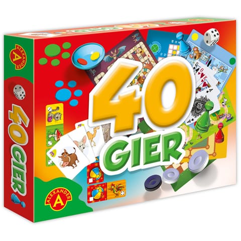 ⁨Game Set of 40 games, Family Games⁩ at Wasserman.eu