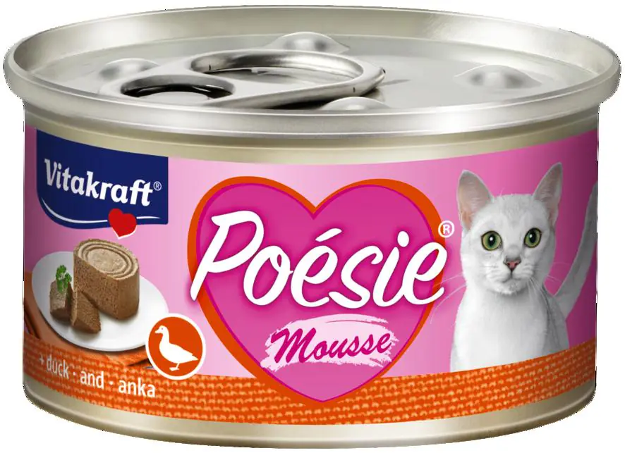 ⁨VITAKRAFT POESIE MUS/ DUCK 85g feed d/kota⁩ at Wasserman.eu