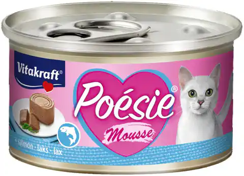 ⁨VITAKRAFT POESIE MUS/ ŁOSOŚ 85g karma d/kota⁩ w sklepie Wasserman.eu