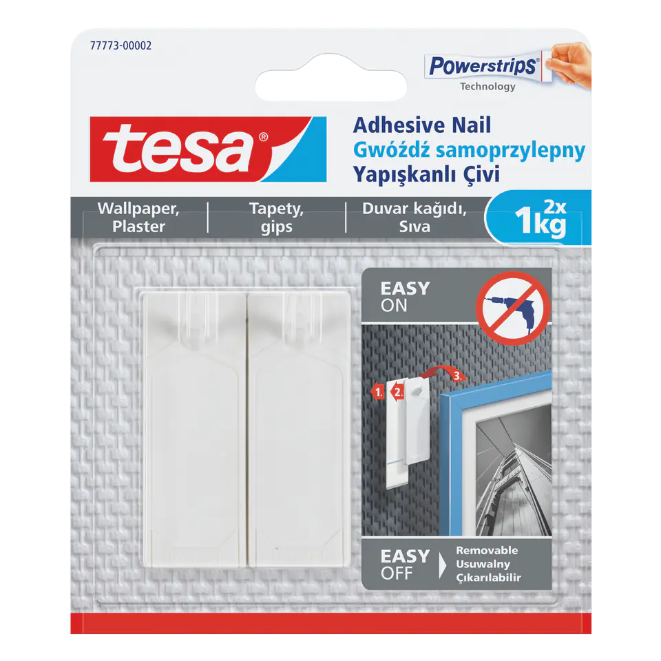 ⁨Self-adhesive nails 2pcs to 1kg for wallpaper (+3 pl.)⁩ at Wasserman.eu