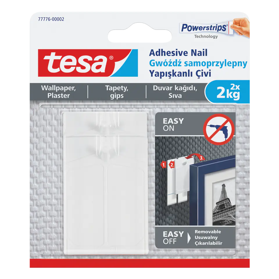 ⁨Self-adhesive nails 2pcs to 2kg for wallpaper (+6 pl.)⁩ at Wasserman.eu