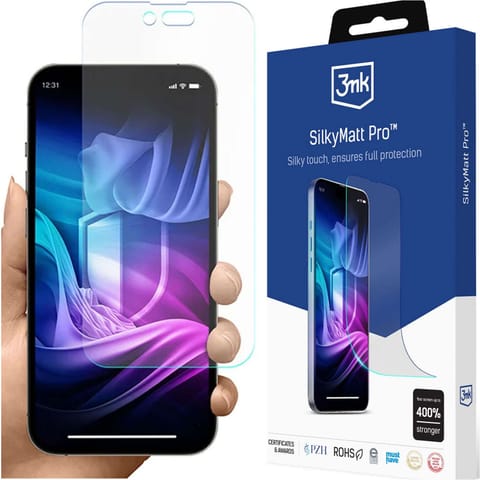 ⁨Folia matowa na ekran Apple iPhone 14 Pro 6.1" 3mk SilkyMatt Pro ochronna⁩ w sklepie Wasserman.eu