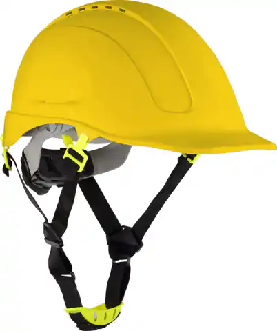 ⁨Industrial helmet ochr. went., yellow, cat. ii, ce, lahti⁩ at Wasserman.eu