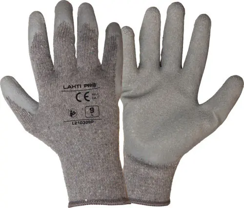 ⁨Gloves latex gray l210308p, 12 pairs, "8", ce, lahti⁩ at Wasserman.eu