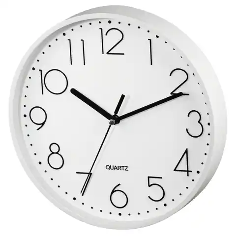 ⁨Zegar ścienny PG-220 biały low-noise⁩ w sklepie Wasserman.eu