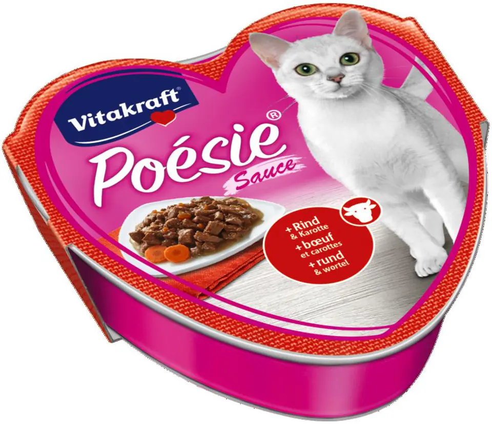 ⁨VITAKRAFT POESIE SOS wołowina/marchewka 85g d/kot⁩ w sklepie Wasserman.eu