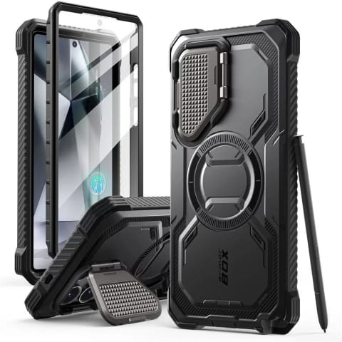 ⁨Etui do Samsung Galaxy S25 Ultra Supcase i-Blason ArmorBox Mag MagSafe Black⁩ w sklepie Wasserman.eu