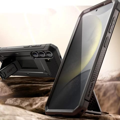 ⁨Etui do Samsung Galaxy S25+ Plus Supcase Unicorn Beetle Pro 2-Set Black⁩ w sklepie Wasserman.eu