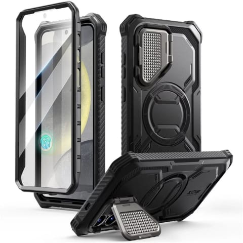 ⁨Etui do Samsung Galaxy S25+ Plus Supcase i-Blason ArmorBox Mag MagSafe Black⁩ w sklepie Wasserman.eu