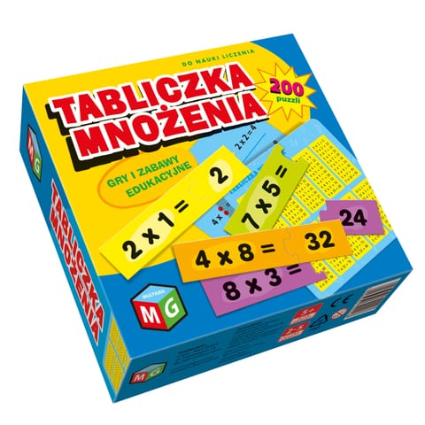 TABLICZKA MNOŻENIA- GRY I ZABAWY EDUKACYJNE w sklepie Wasserman.eu