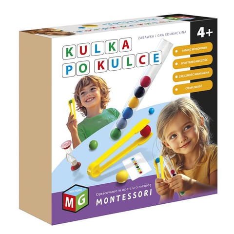 ⁨MONTESSORI GRA I ZABAWKA EDUKACYJNA - KULKA PO KULCE⁩ w sklepie Wasserman.eu
