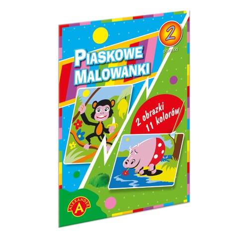 ⁨Piaskowe Malowanki - Hipopotam, Małpa⁩ w sklepie Wasserman.eu